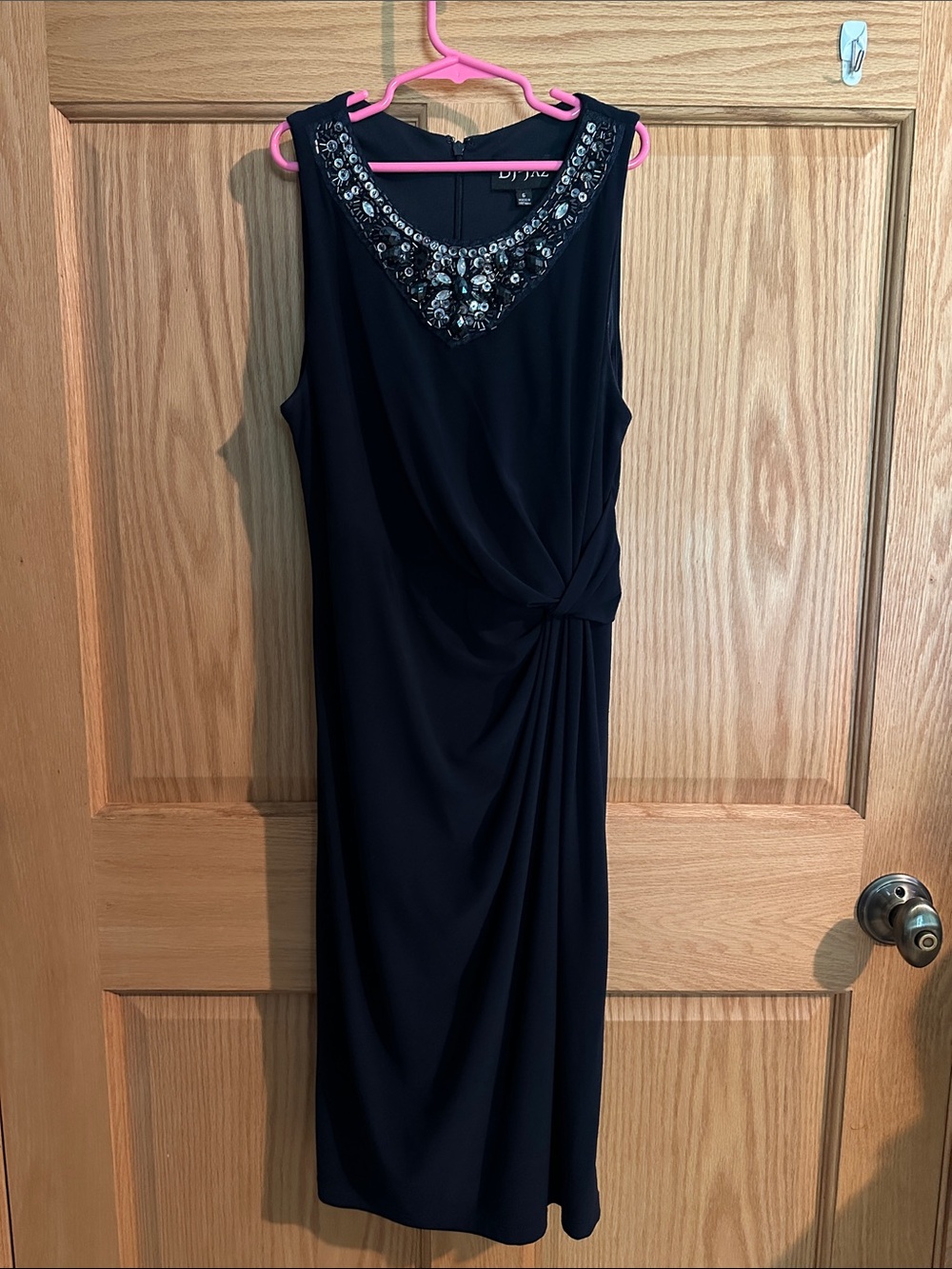 Dark Colored Bejeweled Dress
